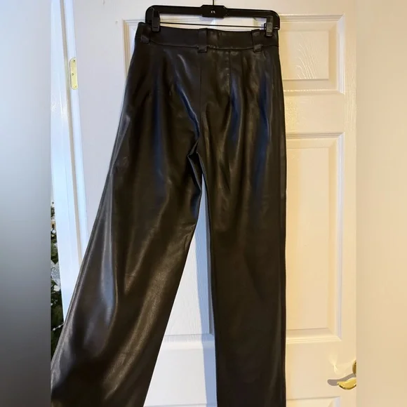 zara faux leather pants size small - Picture 6 of 6